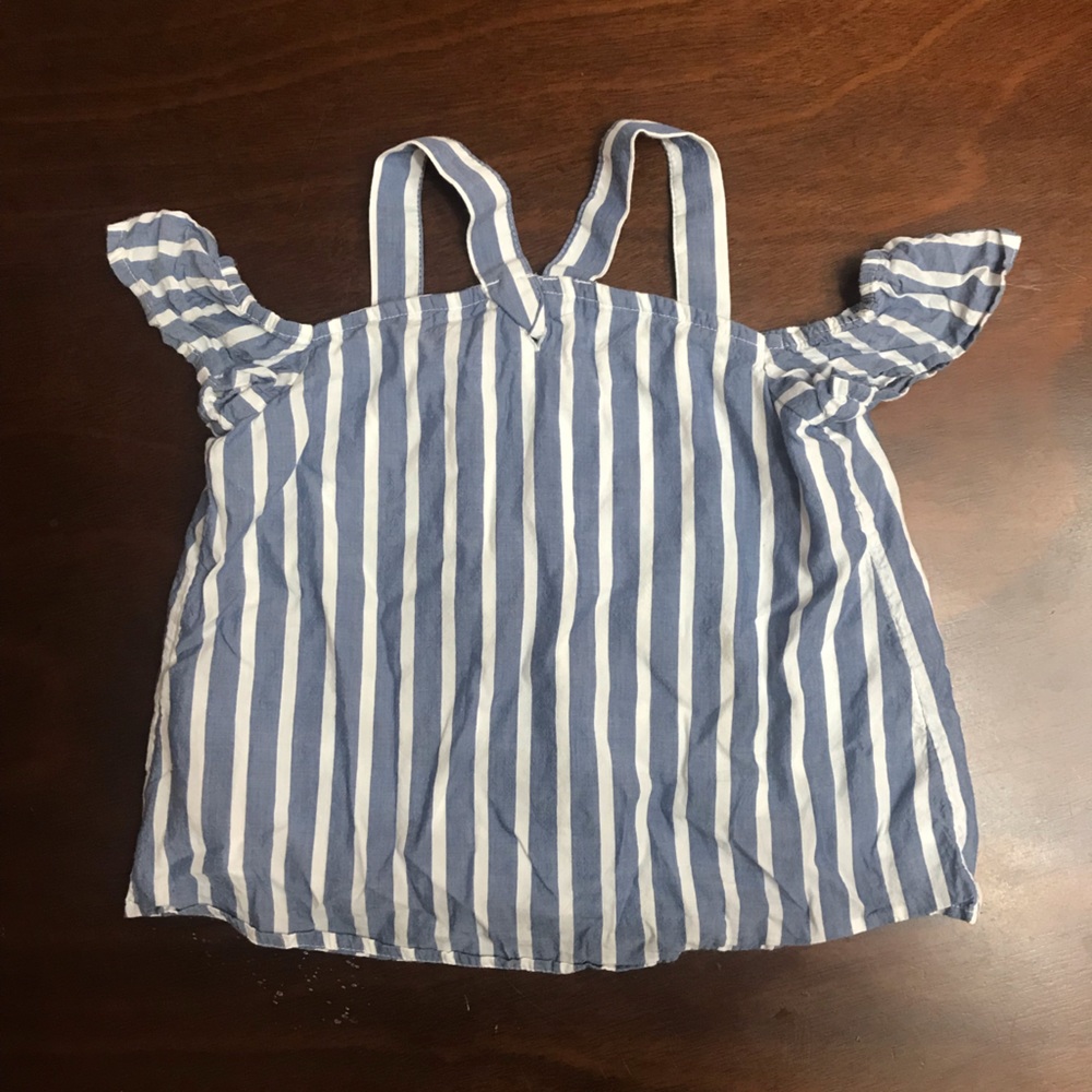 Little Girls Abercrombie Off the Shoulder Halter Top